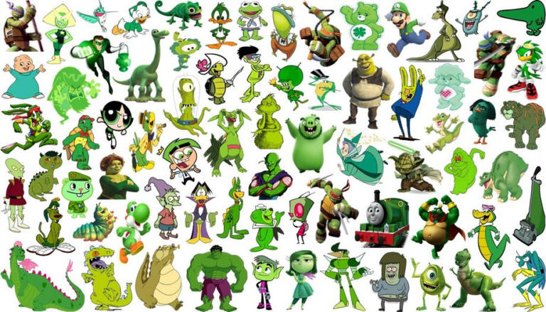 green characters